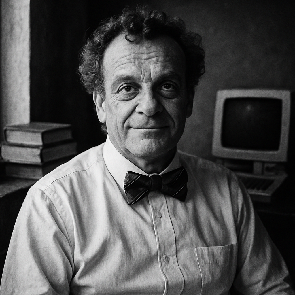 Photojournalistic portrait in the style of Alfred Eisenstaedt